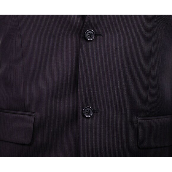 JOE JOSEPH ABBOUD Blazer Black Jacket 100% Wool Sport coat 38 Regular - Picture 7 of 11